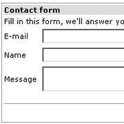 Customise contact forms